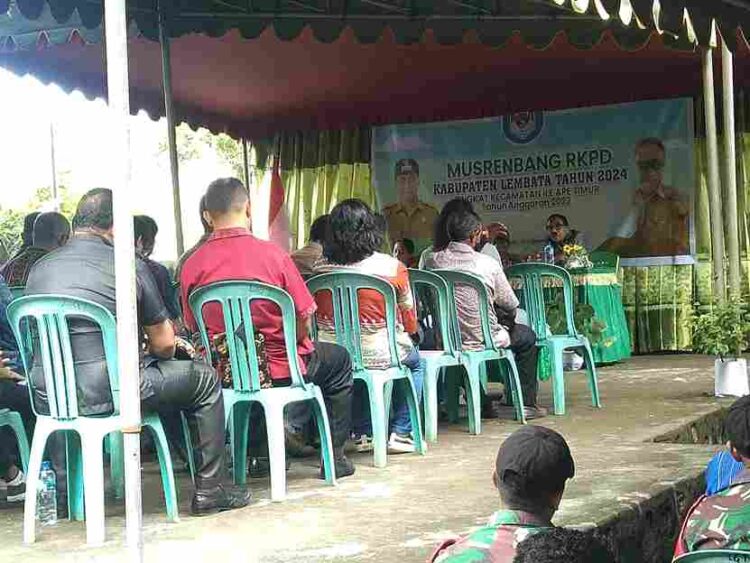 Musrembang RKPD 2024, Para Kepala Desa Minta Pemda Bangun Jalan di Ile Ape Timur