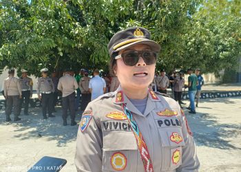 Kapolres Vivick Tjangkung Kawinkan Operasi Pekat dengan Sosialisasi Pemilu 2024 dan Karhutla