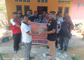 DPD RI AWK Gelontorkan 250 Paket PMT di Kedang, Warga Sebut Lanjutkan di 2024