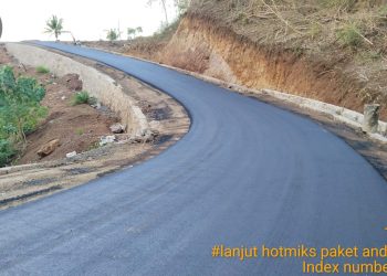 Proyek DAK Rp 14 Miliar Hotmiks Jalan di Kecamatan Atadei Tuntas