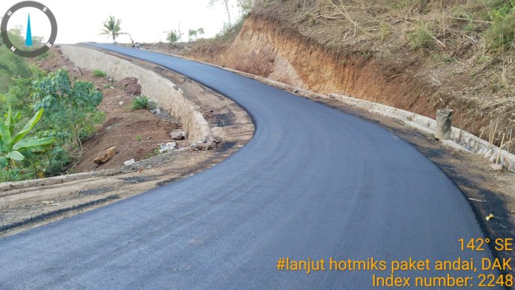 Proyek DAK Rp 14 Miliar Hotmiks Jalan di Kecamatan Atadei Tuntas