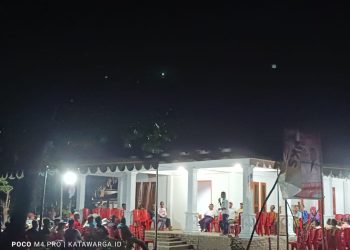 Kampanye Perdana di Desa Laranwutun, Warga Yakin Satu Kursi Dapil 2 Milik Gabriel Kapitan