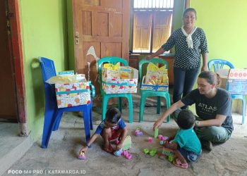 Suplai Sembako Gratis untuk Berantas Stunting di Nagawutung, Kerja Nyata Lintas Sektor PT Cendana Indopearls