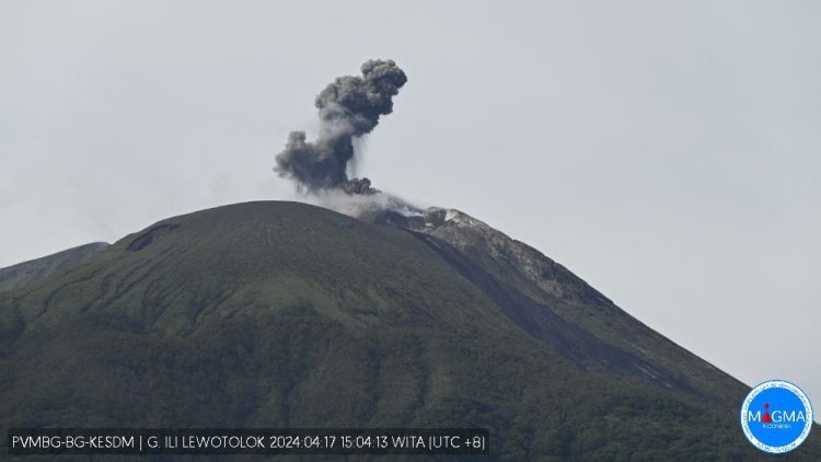 Sudah Sepekan Hujan Abu Vulkanik Ile Lewotolok Landa Enam Desa, Pengamat Gunung Imbau Warga Waspada