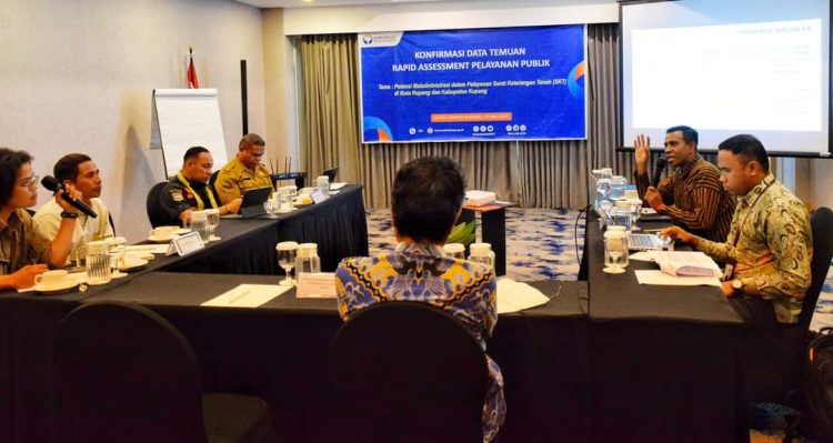 Ombudsman NTT Konfirmasi Temuan Kajian Pelayanan SKT