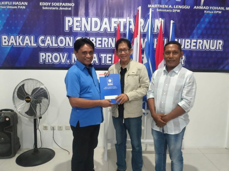 Petrus Manuk Resmi Terima Rekomendasi dari PAN NTT, Tugas Selanjutnya Bangun Koalisi