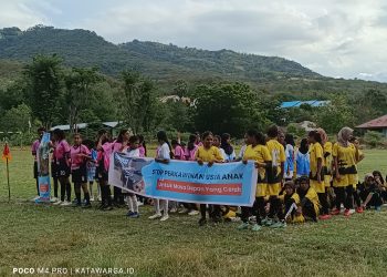 Girls Football di Lembata: Remaja MAPAN Plan Indonesia Kampanyekan Kesetaraan Gender dan Pencegahan Perkawinan Anak