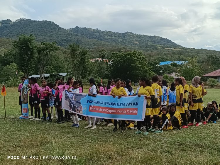Girls Football di Lembata: Remaja MAPAN Plan Indonesia Kampanyekan Kesetaraan Gender dan Pencegahan Perkawinan Anak
