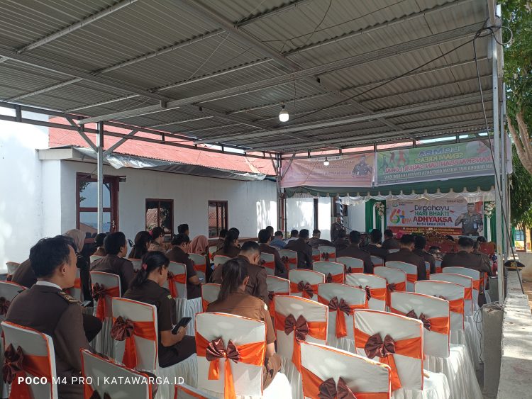 Kejaksaan Negeri Lembata Rayakan Hari Bhakti Adhyaksa Ke-64, Simak Tema dan Sejarahnya