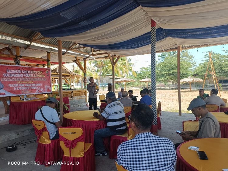 Wujudkan Pilkada Aman dan Damai, Polres Lembata Bangun Sinergitas dengan Wartawan