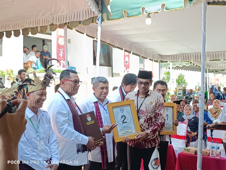 Tarik Nomor Paslon Pilkada Lembata, Thomas Ola-Gans Huar Urut 2, Simbol Keseimbangan