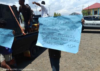 Aliansi GATALKA Demo DPRD, Sebut; Lebih Adil Uang 1.5 Miliar Dipakai Untuk Datangkan Dokter Kandungan