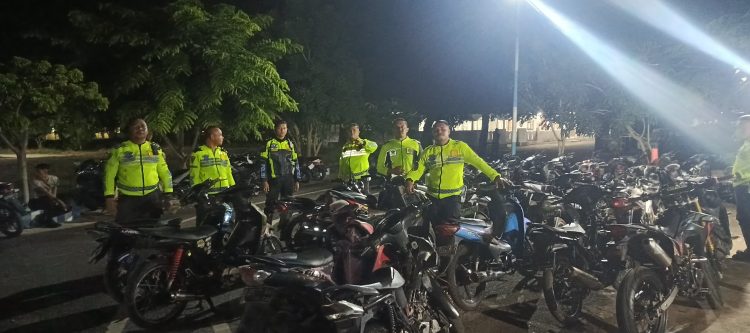 Puluhan Kendaraan Terjaring Operasi Hunting System Satlantas Polres Lembata