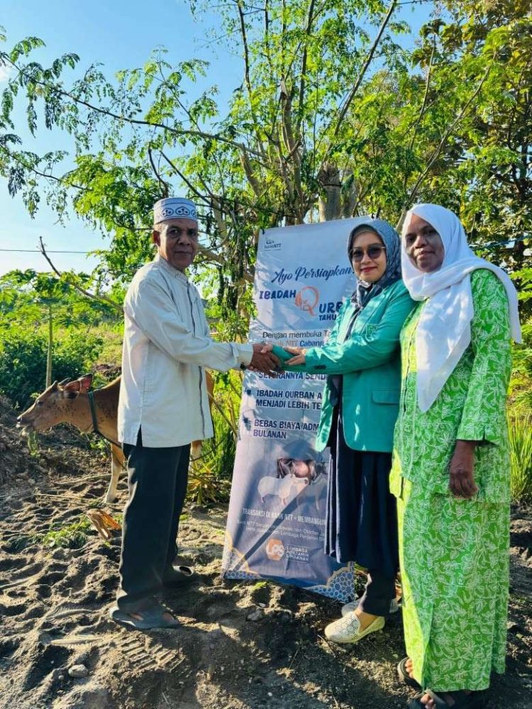 Gimick Tabungan Untuk Kurban Bank NTT Cabang Lewoleba Berhasil, Rumpun Organisasi Muslim Fatayat Lembata Berikan Apresiasi