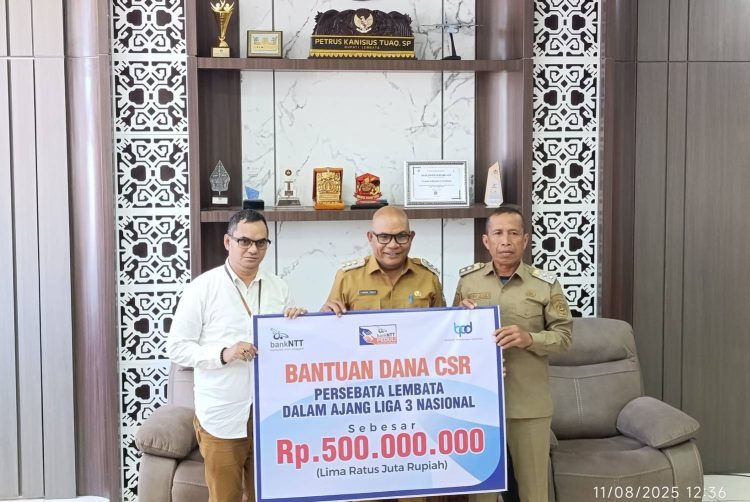 Bank NTT Tak Pernah Absen Dukung Lembata, Kini Suntik 500 Juta untuk Persebata