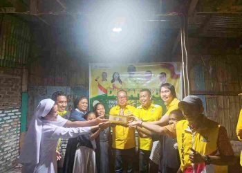 Bukan Pesta, Tapi Cinta, Sentuhan Kasih Warnai HUT Golkar Ke-61 di Panti Asuhan