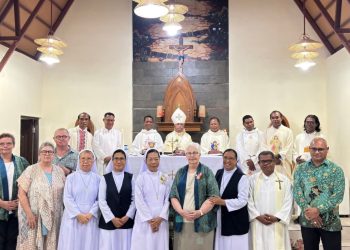 Sekda Tapobali Hadiri Syukuran Pemberkatan Rumah dan Hidup Membiara SJMJ Watomiten