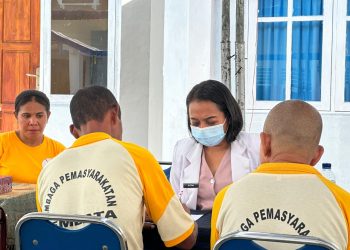 Lapas Lembata Cegah Dini TB, Warga Binaan Jalani Skrining Kesehatan