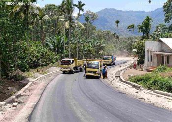 Proyek Jalan Strategis di Adonara Melejit, BPJN dan Kontraktor Utamakan Mutu Pekerjaan
