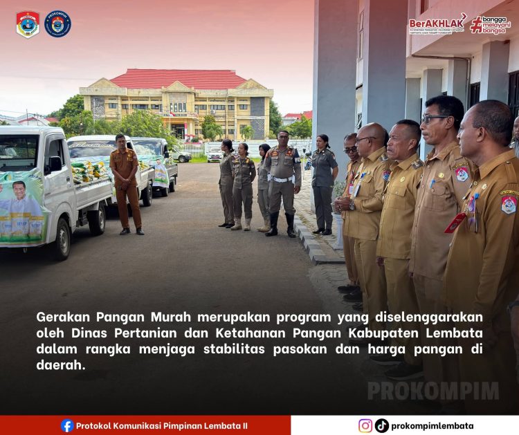 Jelang Hari Besar Keagamaan, Dinas Pertanian Lembata Luncurkan Pangan Murah
