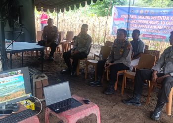 Kapolres Lembata Pimpin Gladi Bersih Panen Raya Nasional Secara Virtual