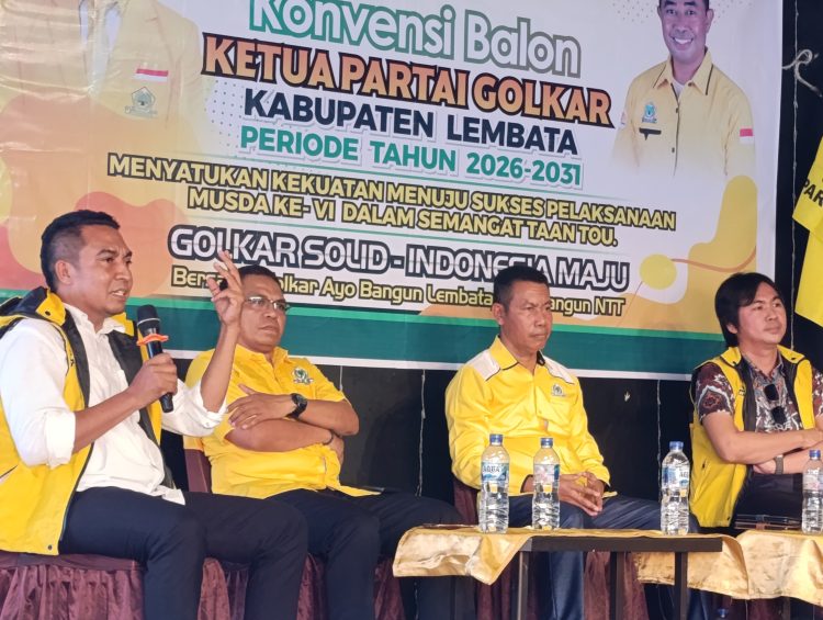 Golkar Lembata Gelar Konvensi Calon Ketua, Empat Figur Adu Gagasan Menuju Musda